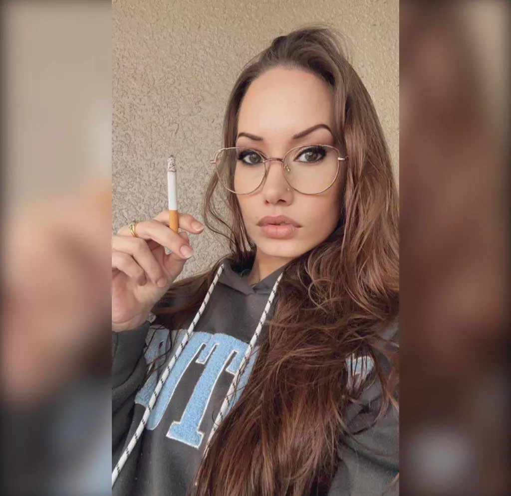 Nothing like a morning cigarette & a good book ✨