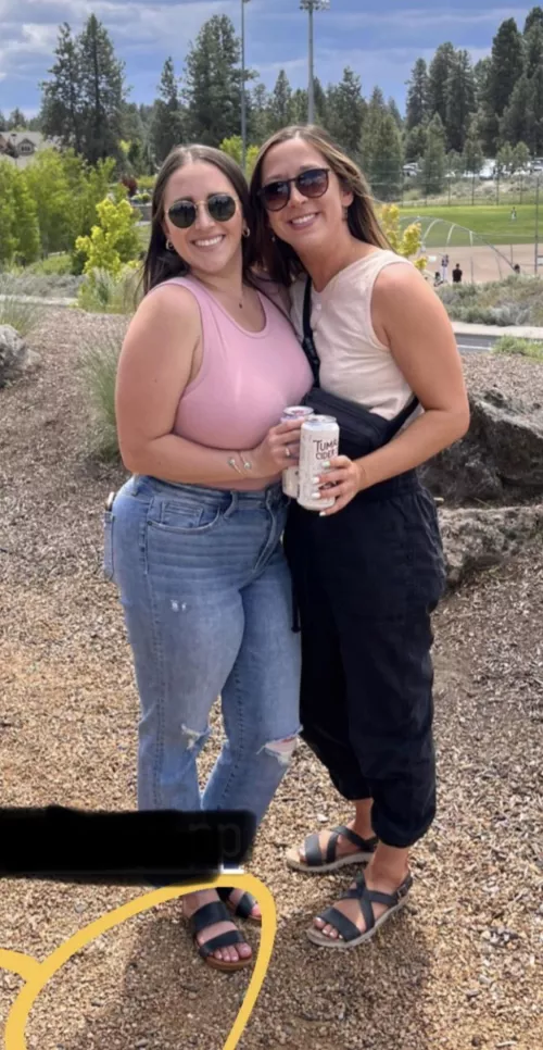 Pressing up against her showing her who’s boss