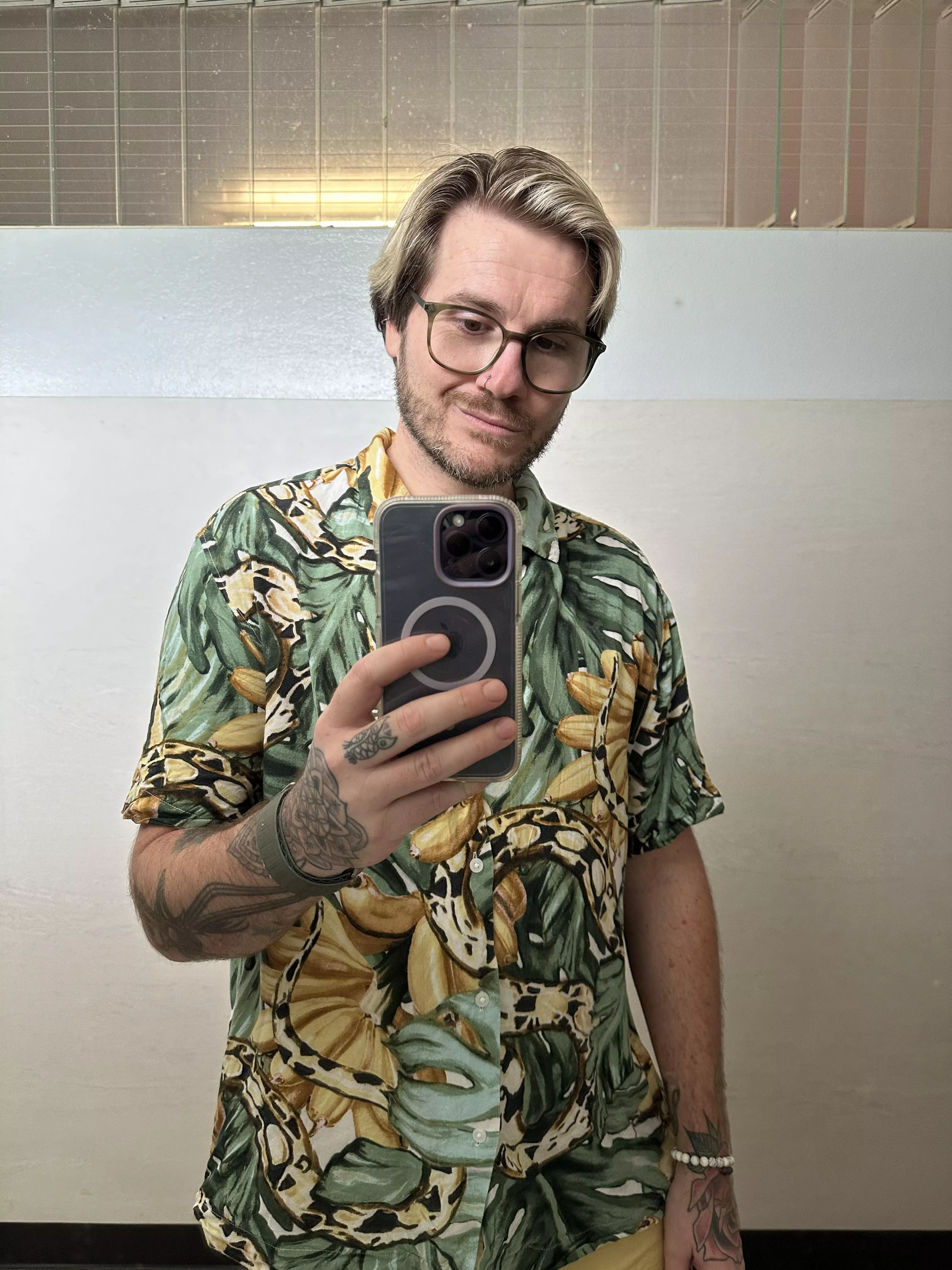 School photo ready, I guess.