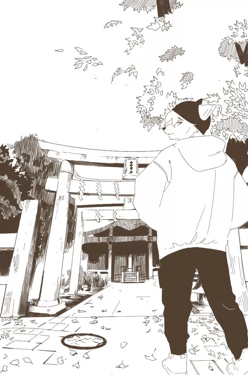 Strolling (art by me)