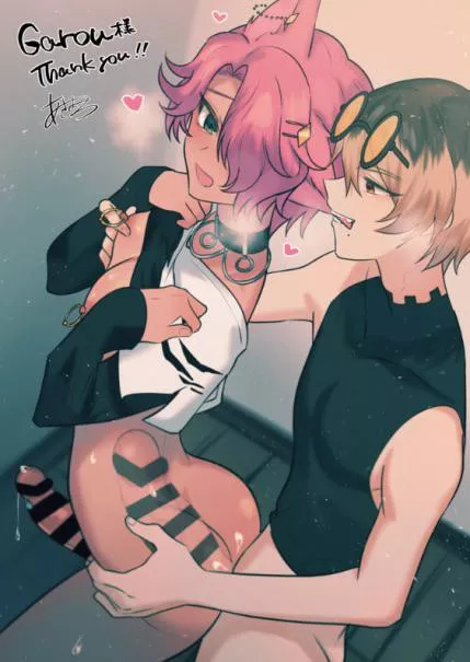 Thanking the homies after sticking his dick inside me (not gay I swear)