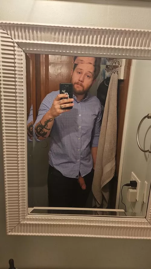 Time for work. But I think I forgot something...