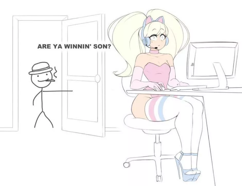 “Uh, it’s not what it looks like!”