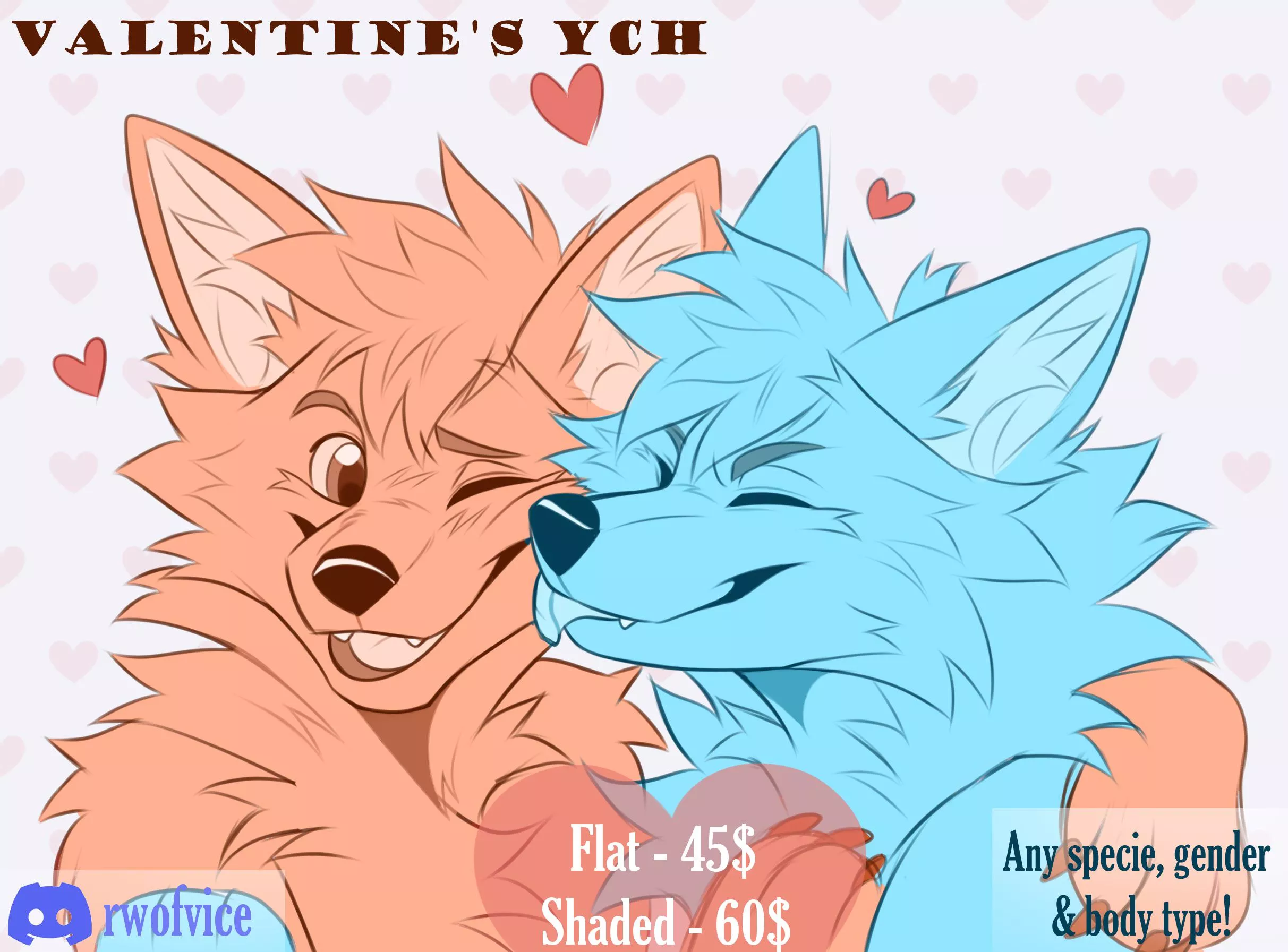 Valentine's YCH! 5 slots only