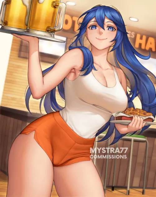 Waitress Lucina (Mystra77) [Fire Emblem]
