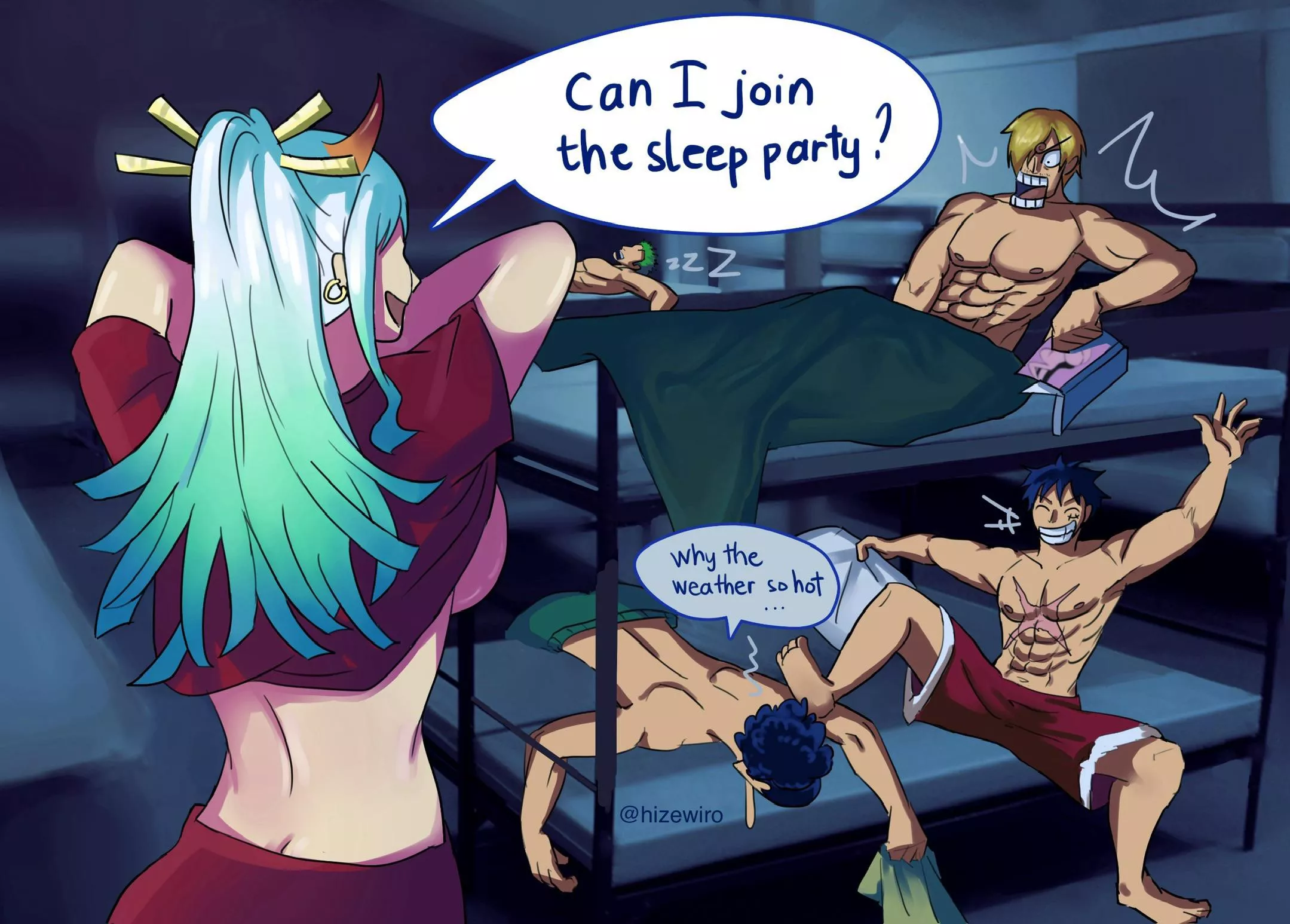 What if Yamato joins the Strawhats?