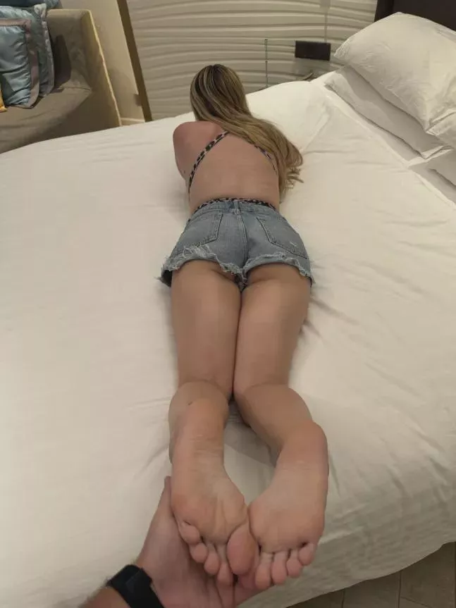 Would you burry your face in my soft soles?