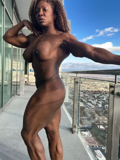 Balcony living, sorry neighbors