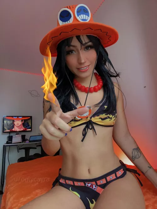 Bikini Ace from One Piece by Cayra