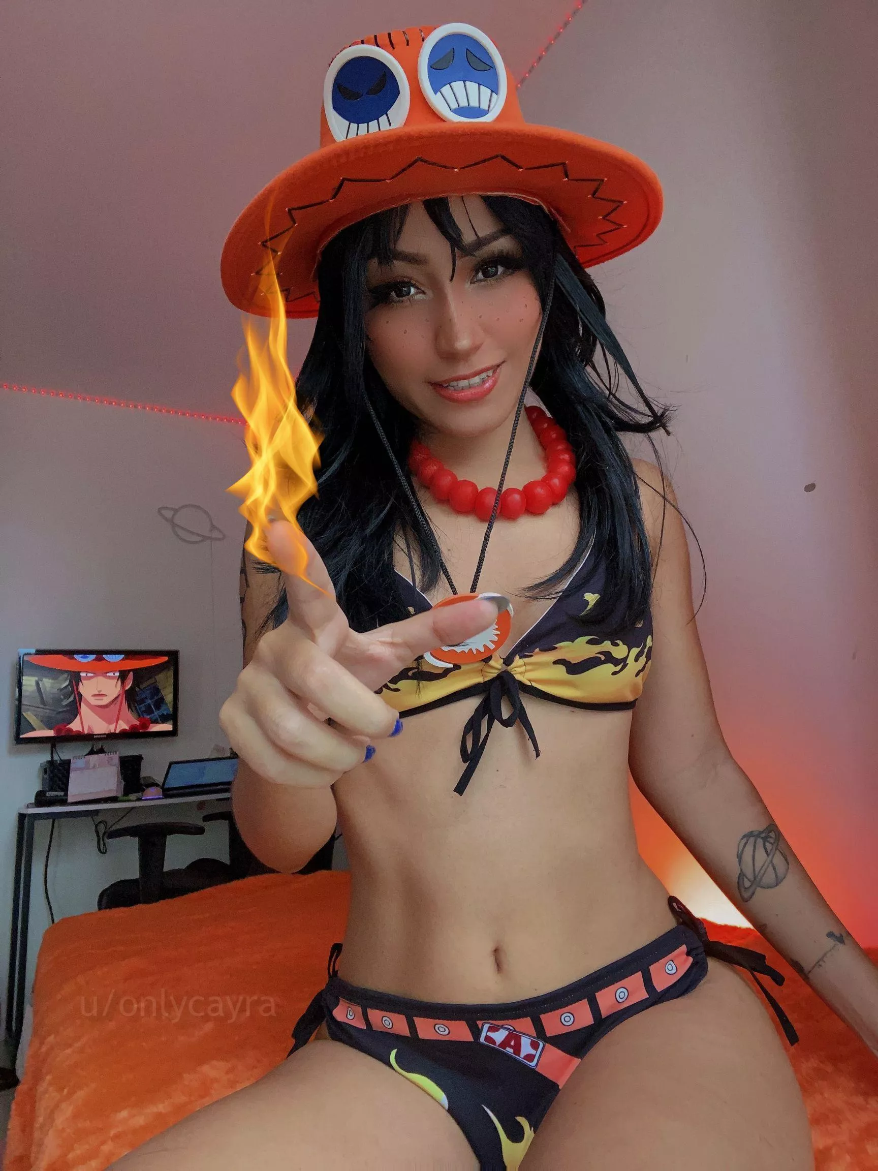Bikini Ace from One Piece by Cayra