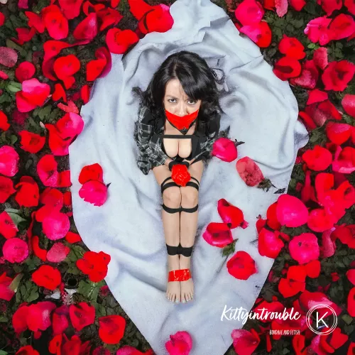 Bound and gagged Valentine