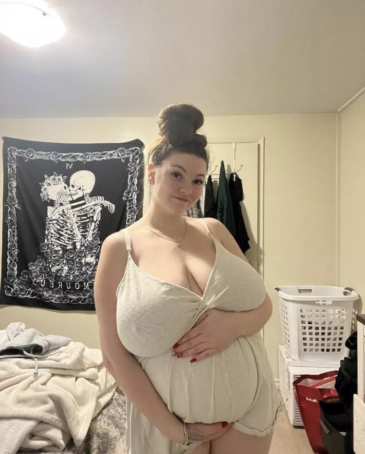 Busty and pregnant