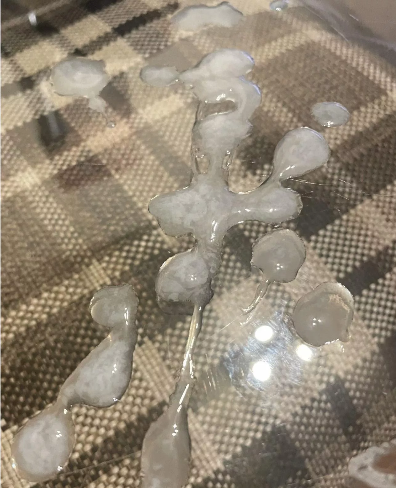 Cum close up after great Orgasm