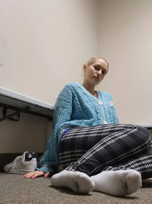 Did no one like gym socks anymore?