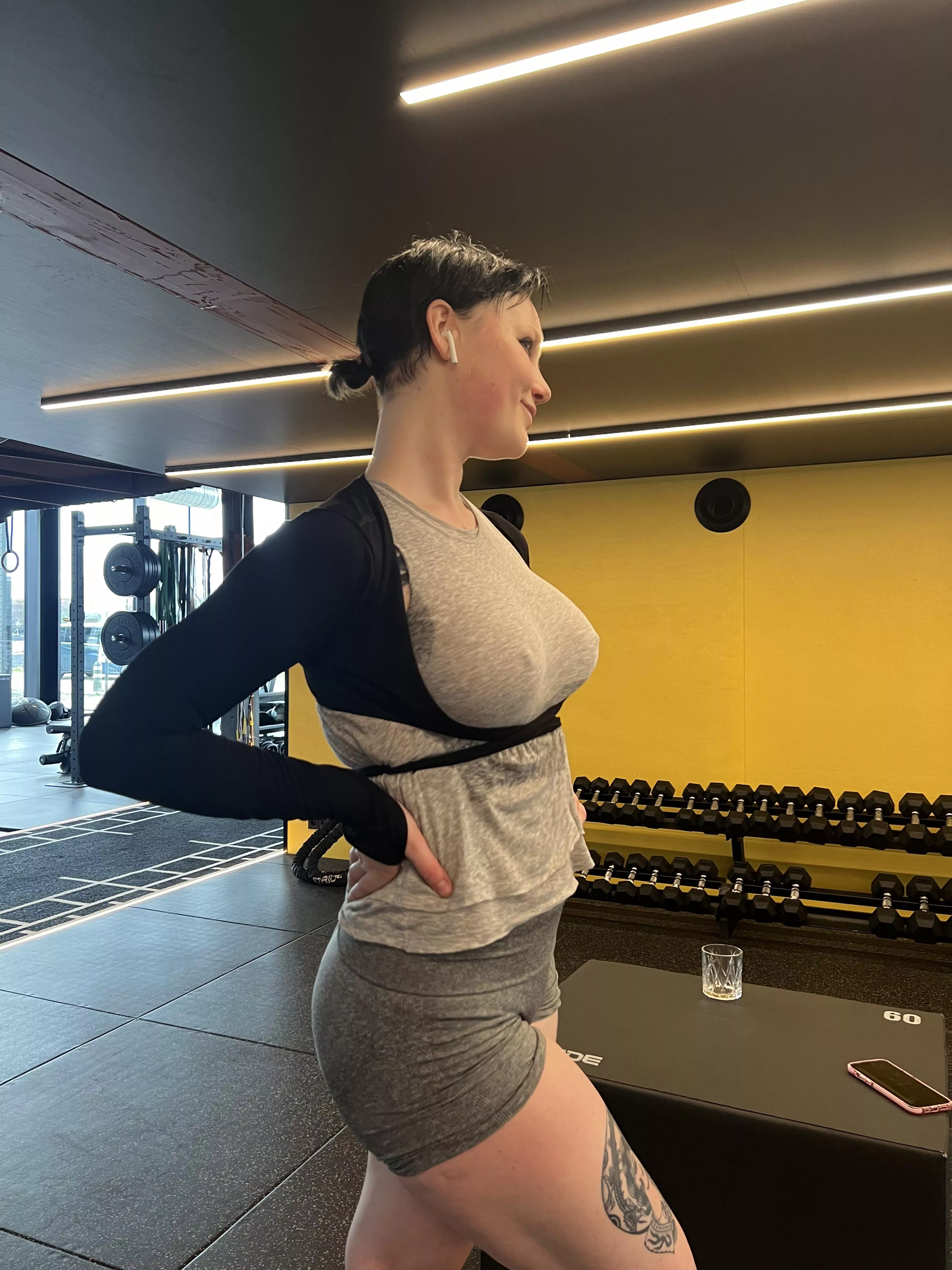 Doing naughty stuff in the gym
