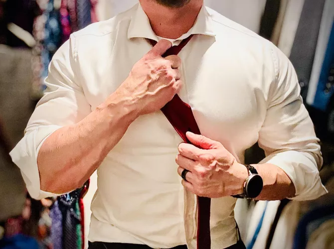 First time in a custom made shirt