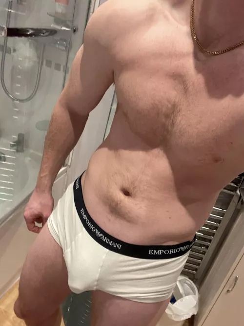 Fresh home from gym and time to shower