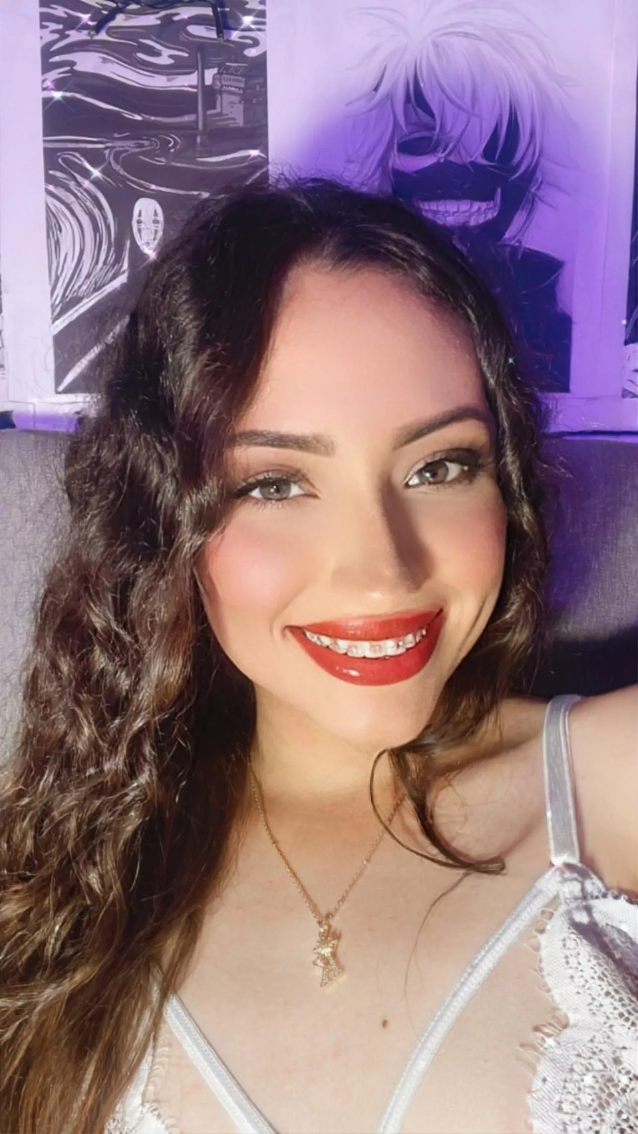 I always smile even with my braces