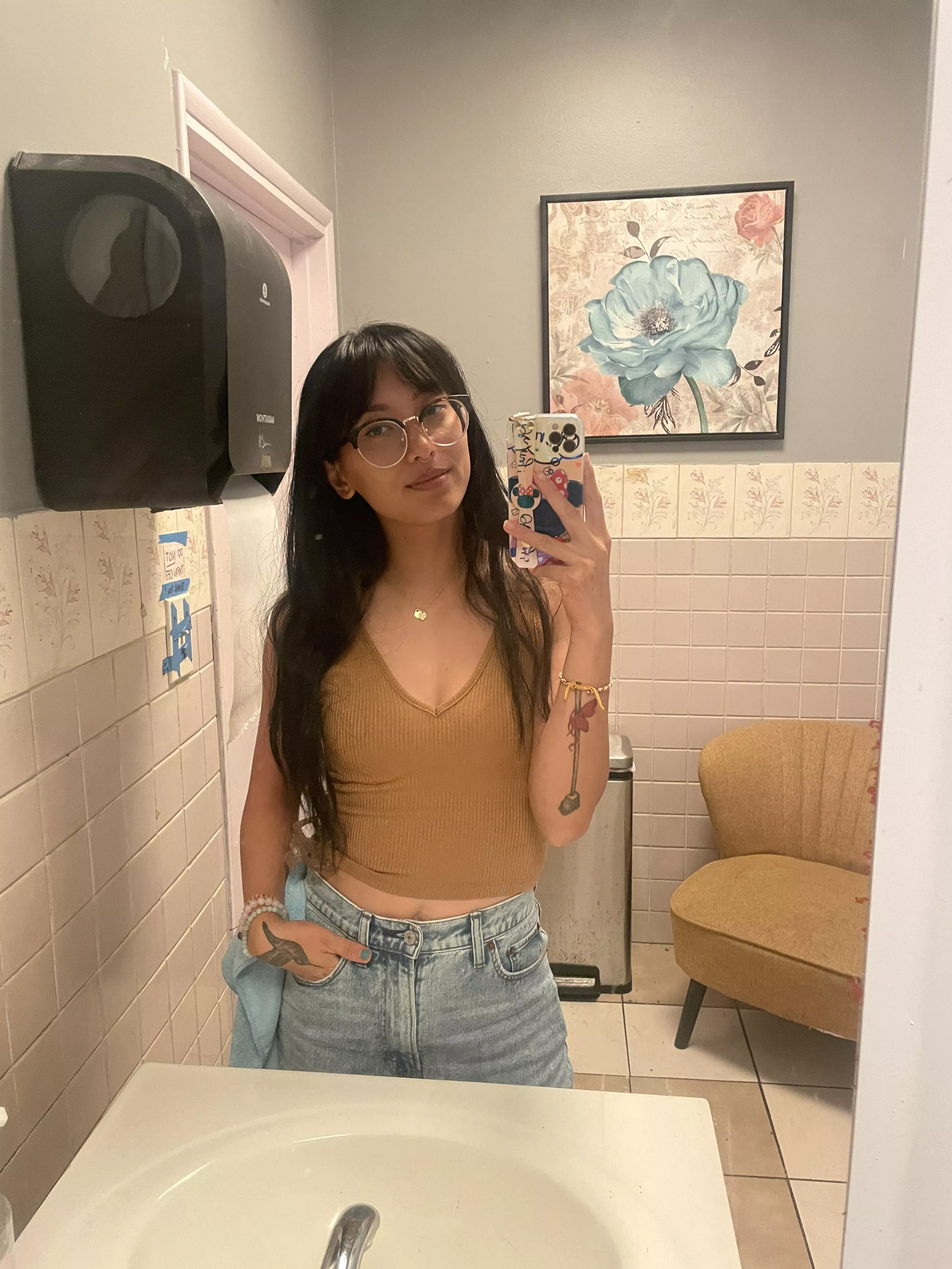 I like them low hanging