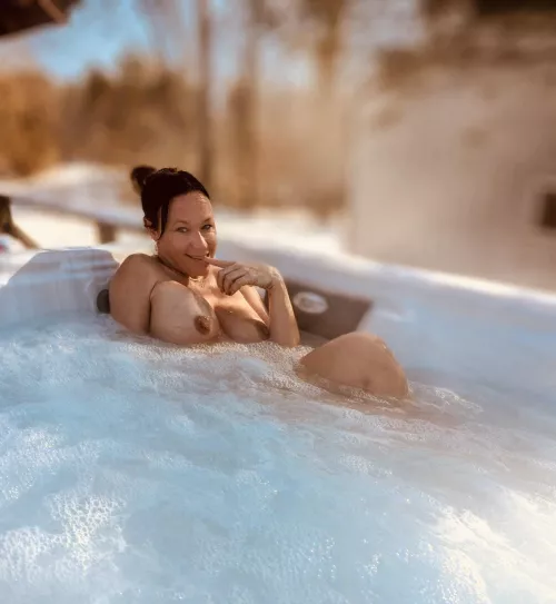 I love the hot tub