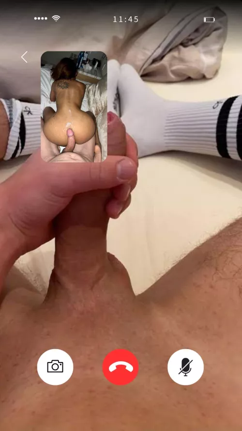 I made my husband watch from home while his friend fucked my little brown pussy in a hotel room. He loves sharing me with his friend circle and I enjoy being stretched out by BWC’s