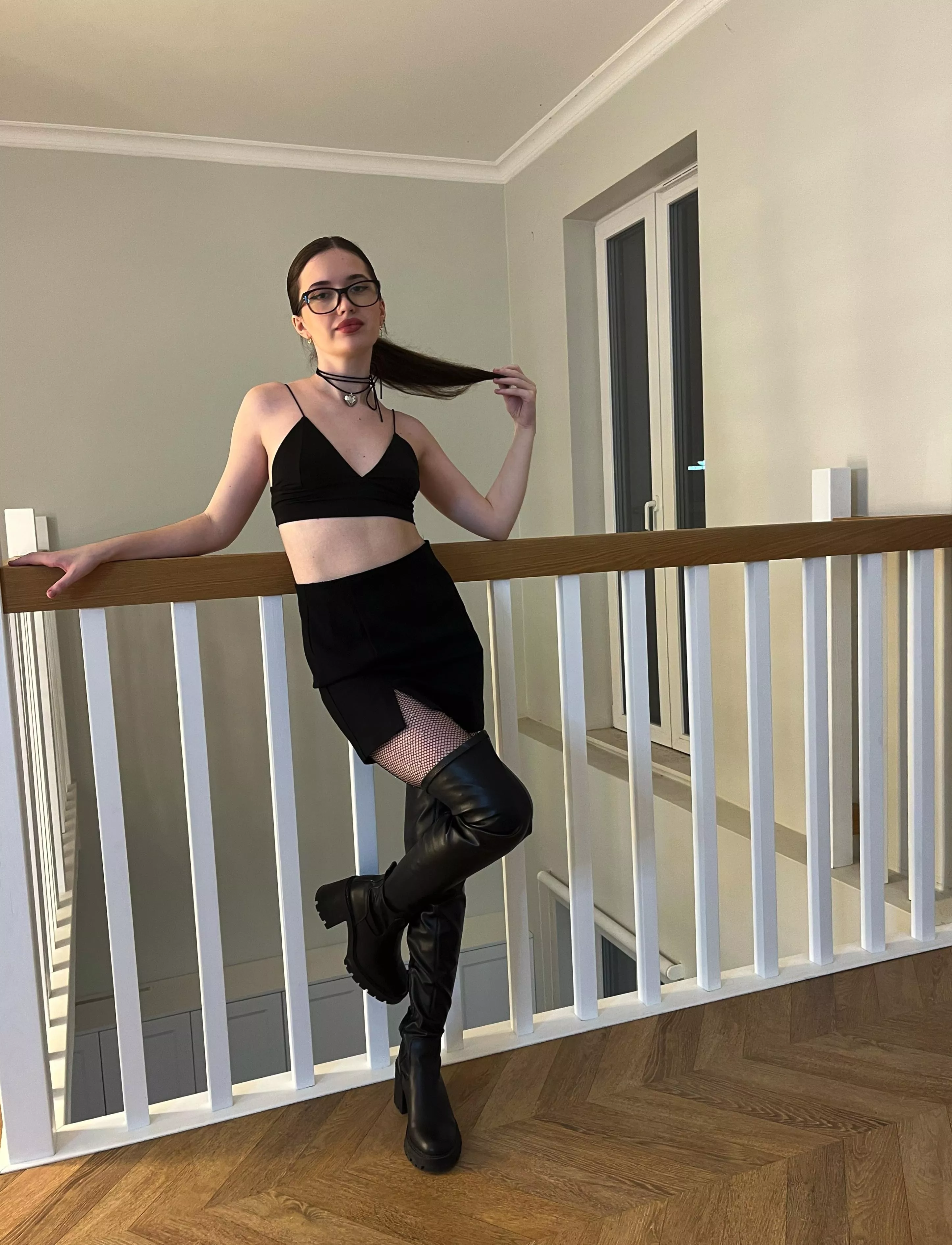 I'm ready to be punished for skipping school daddy