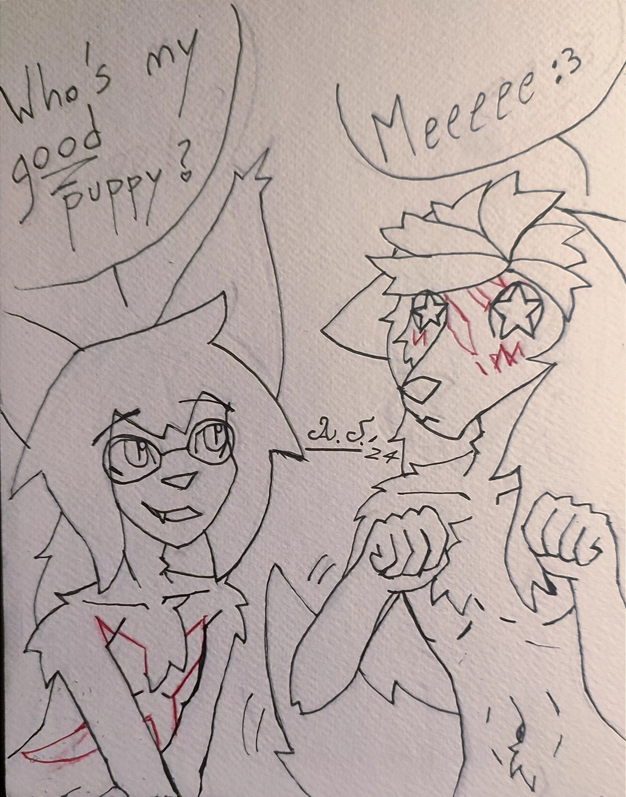 Inked the silly stuff (By me- 09/02/2024l