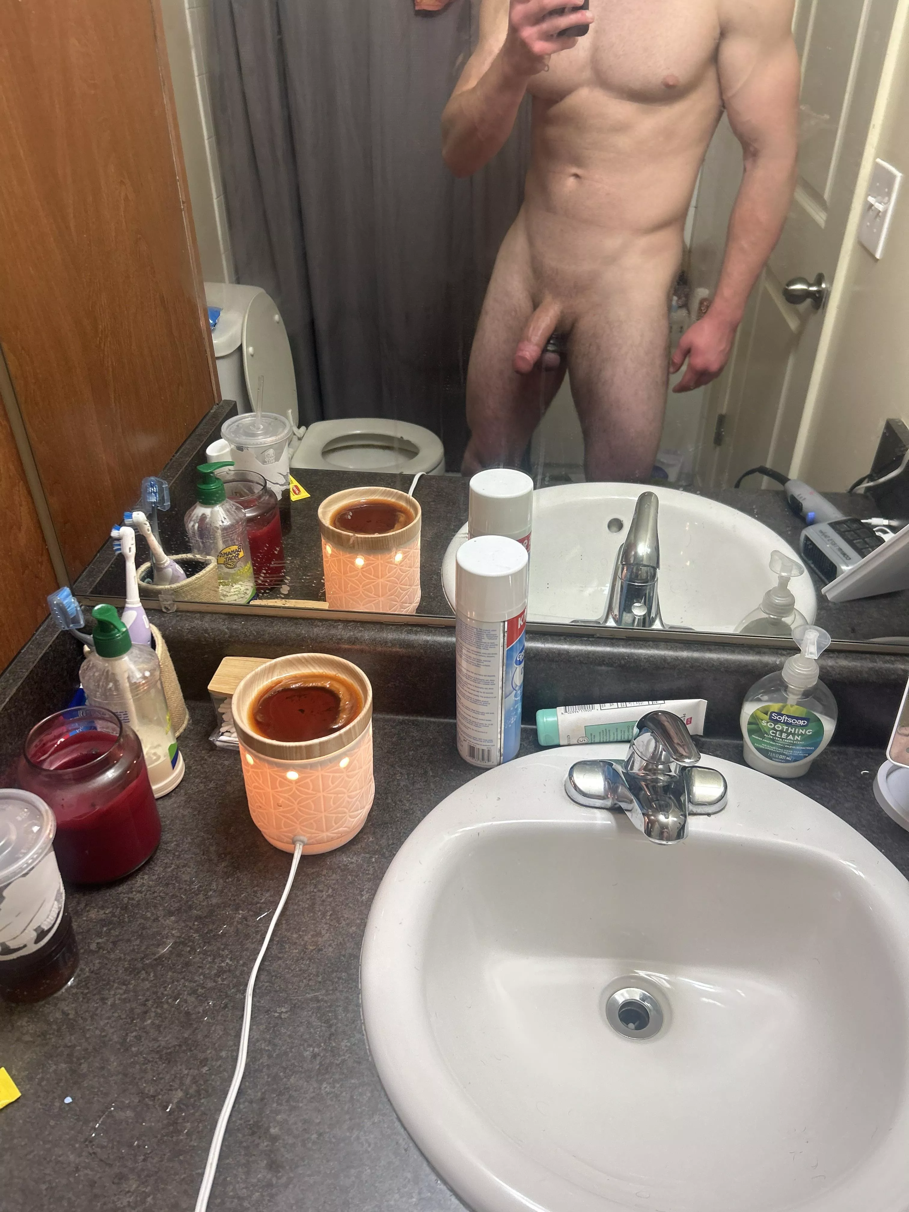 It gets huge when hard