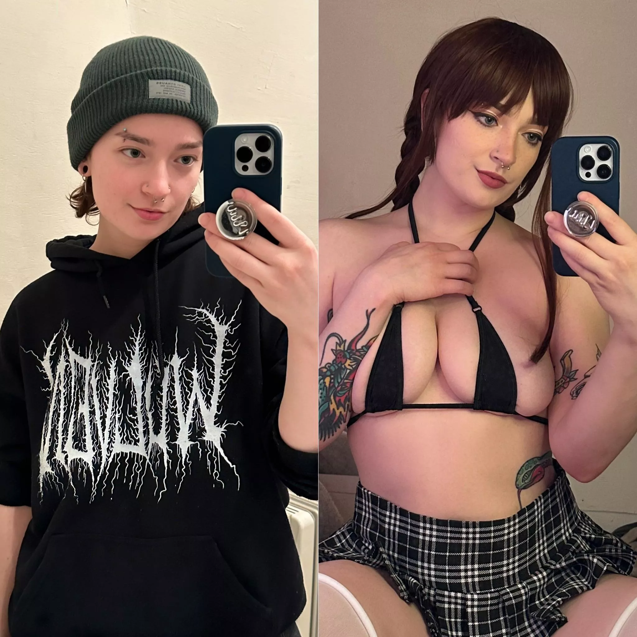 It’s hard to believe both are me! Which would you choose?