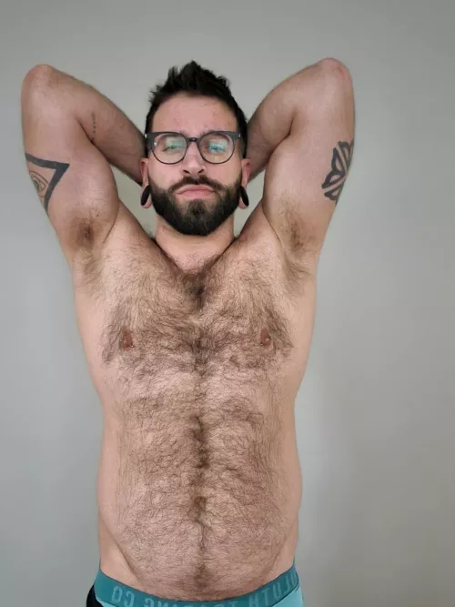 I've been getting more hairy as I get older. 😋