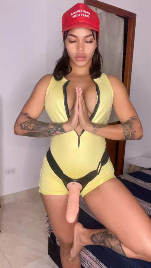 lets do some yoga, pegging right after?