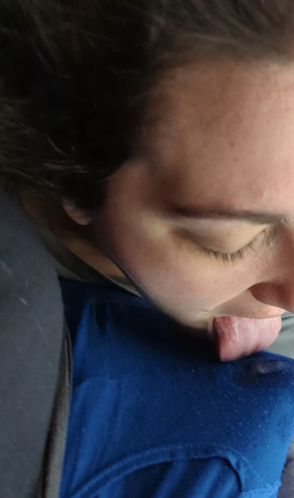 Licking the cum off his underwear