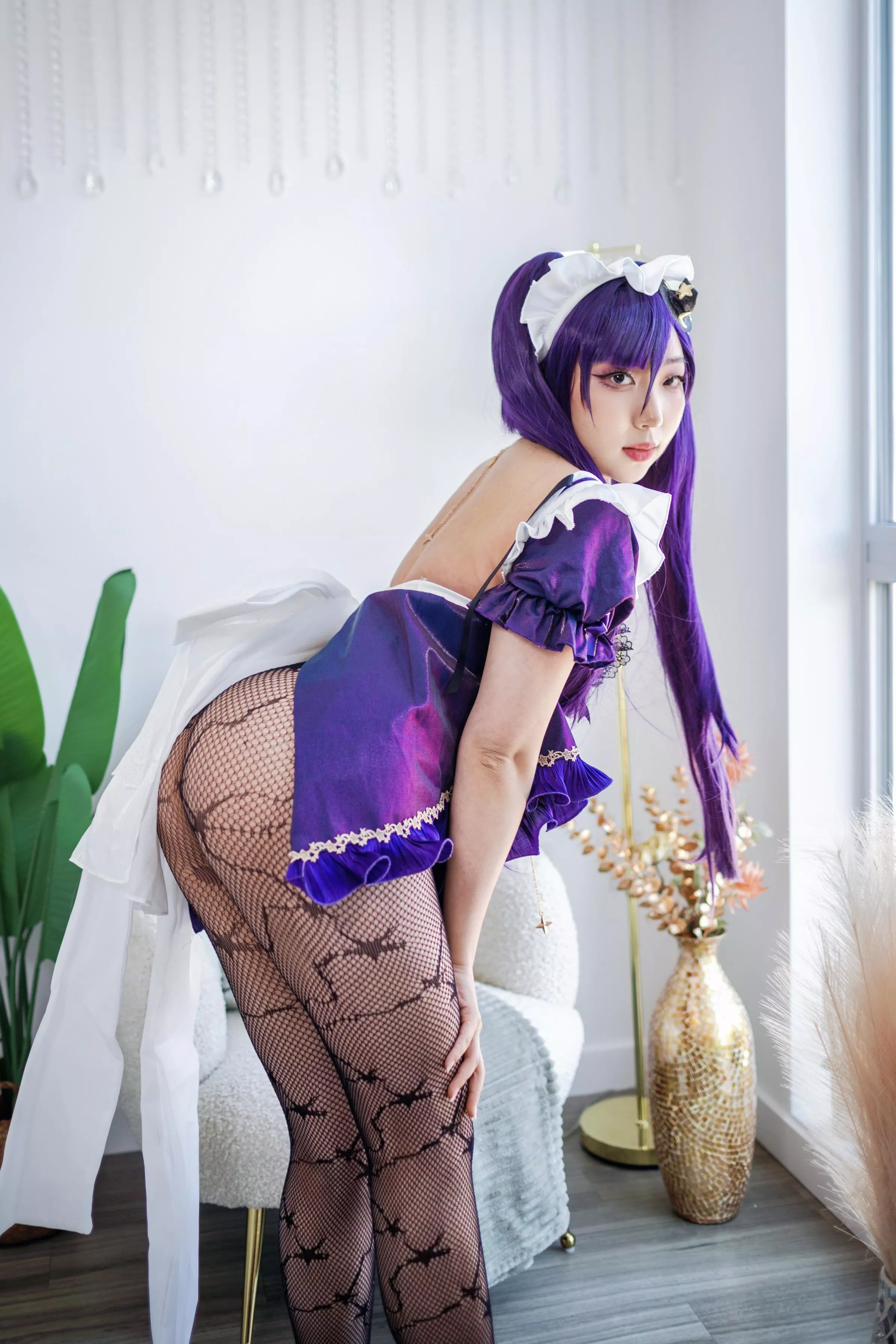 Maid Mona from Genshin Impact by Xin