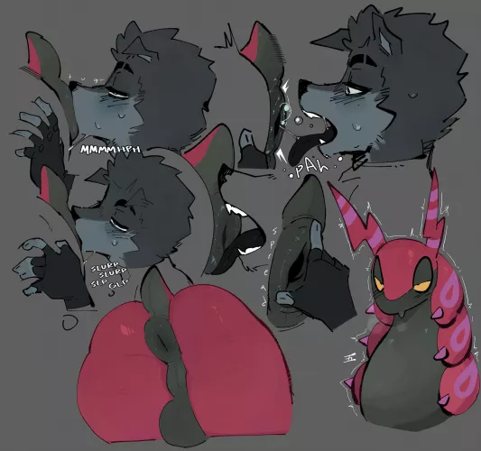 [MM] Eating a tasty Scolipede donut! [goonie-san]