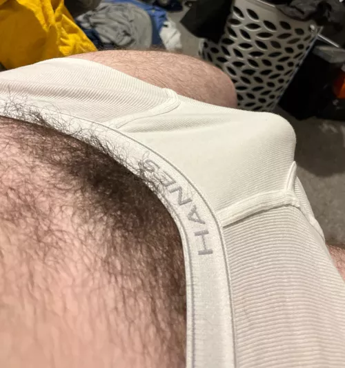 My big hard dick reveals my bush when I’m hard af