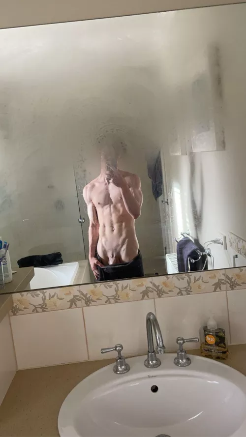 my v line been looking good as fuck lately