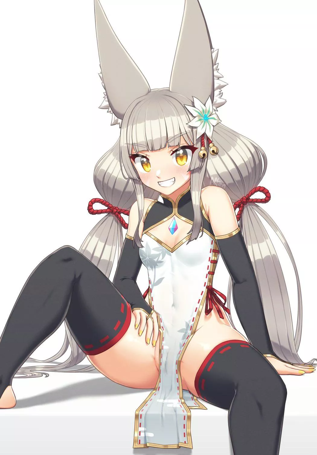 Nia gives a sexy tease