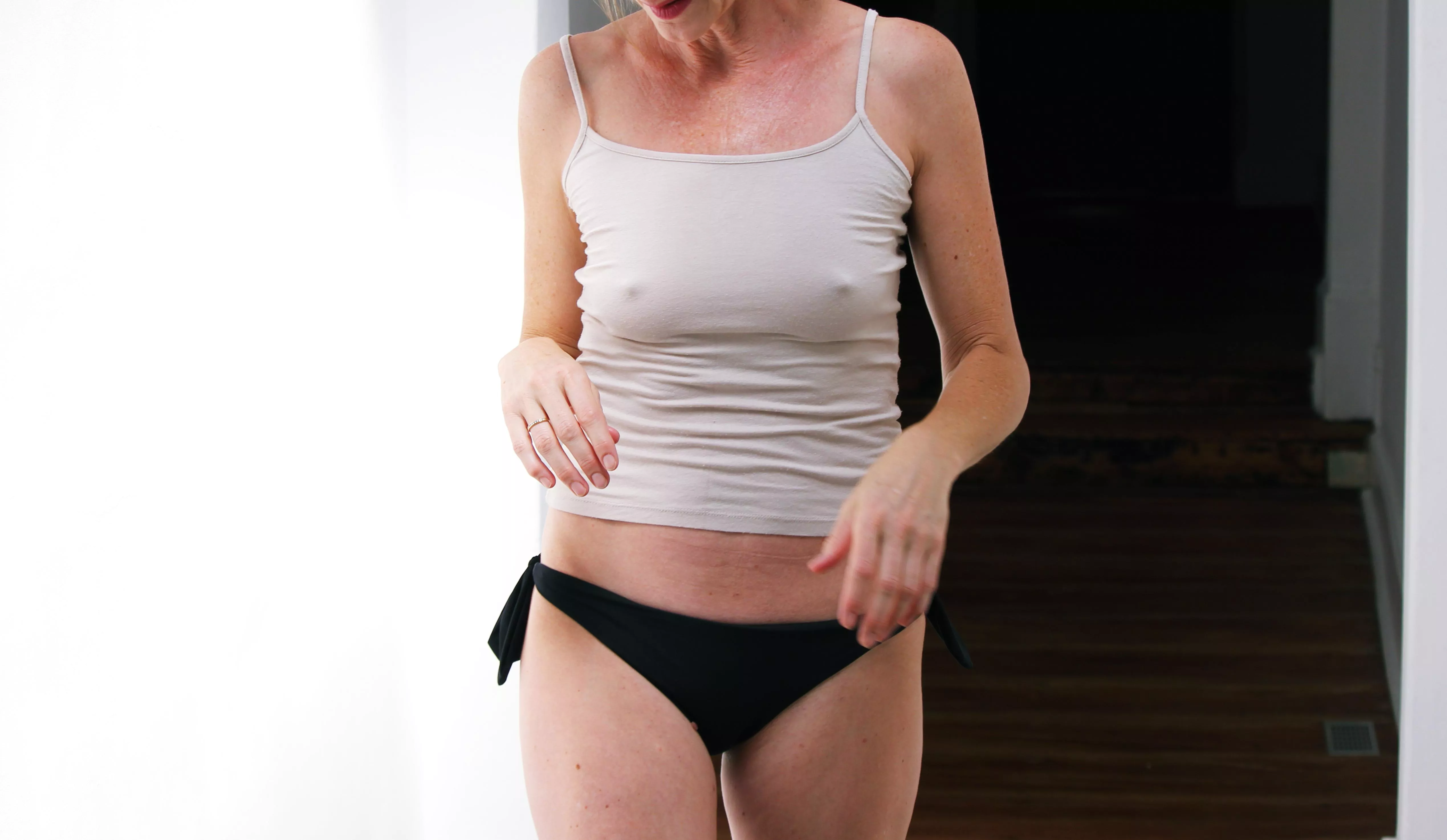 On the way to the pool