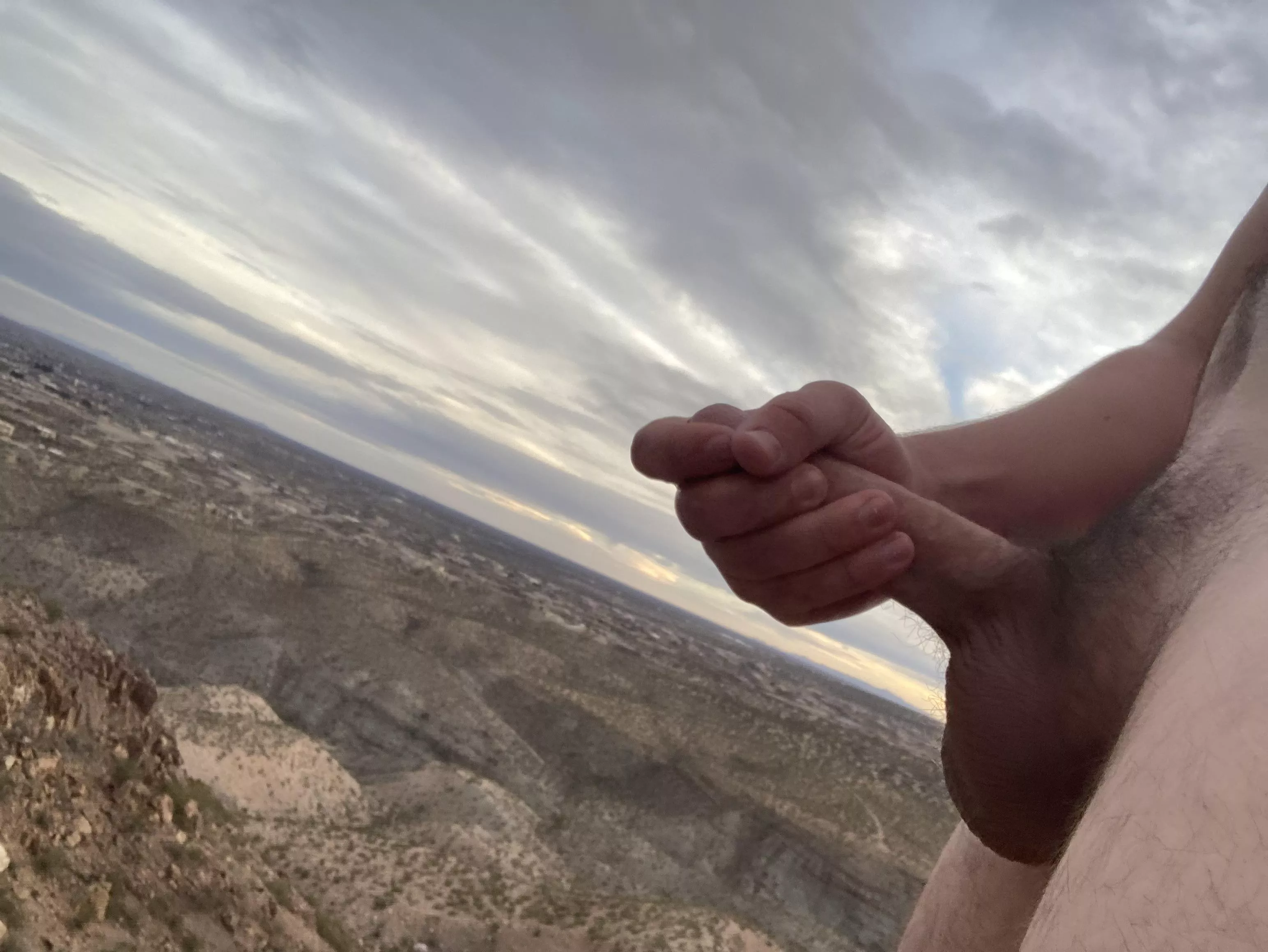 Pulled it out ontop the mountain;)