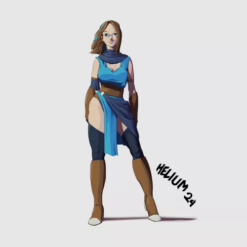 Quick drawing of my OC, June