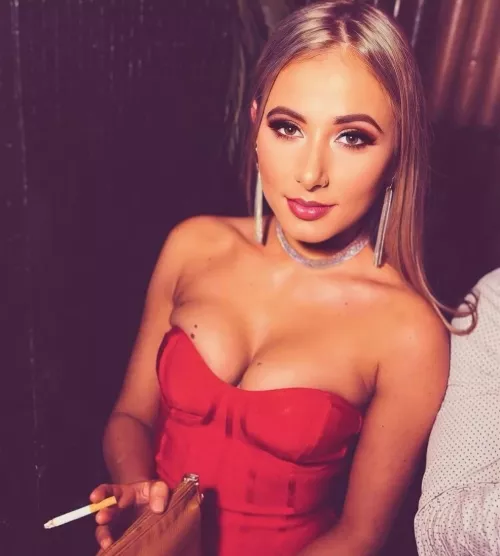 She knows you love seeing her smoke in public