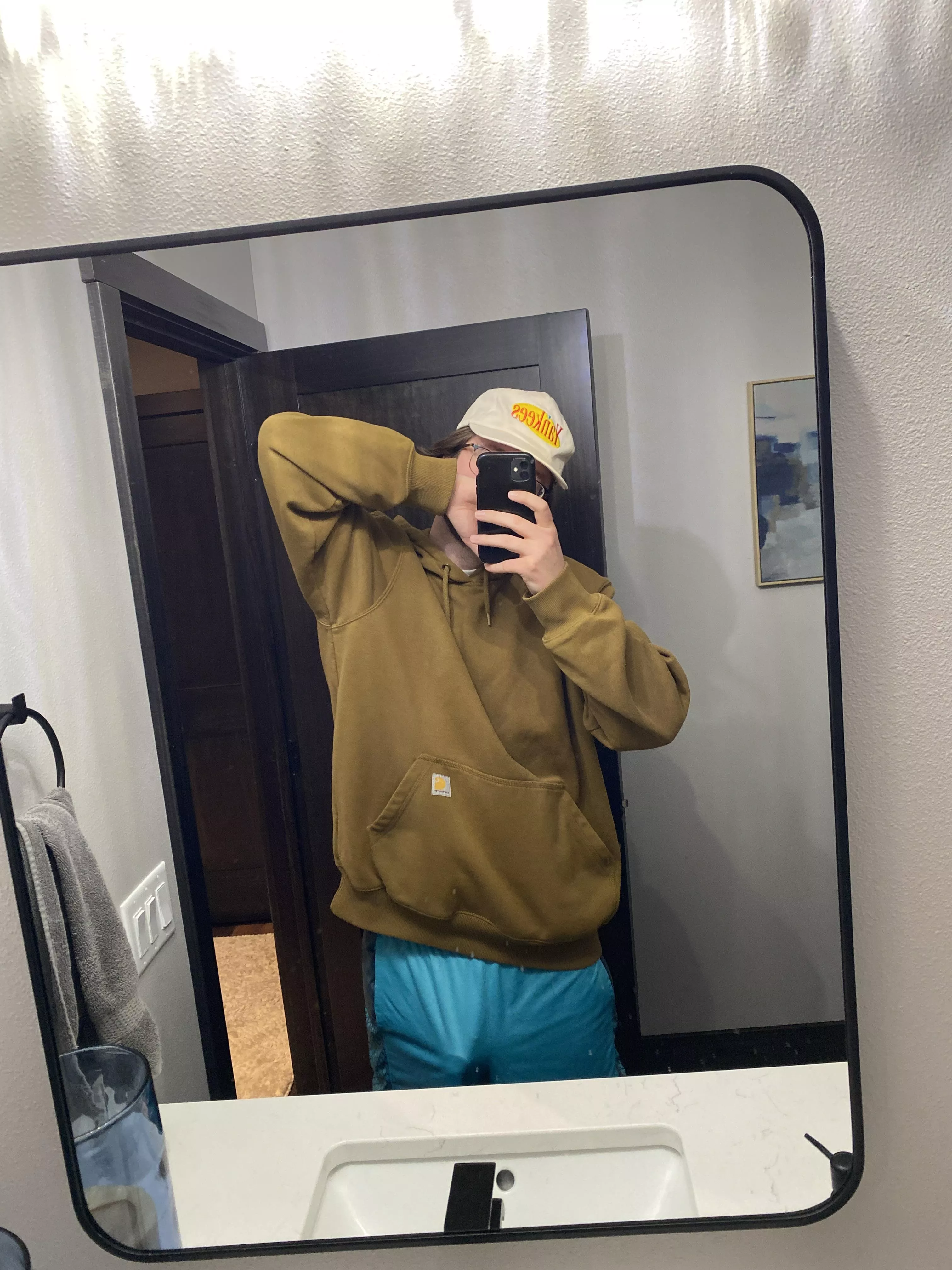 Shorts on and you can still tell that I’m cut