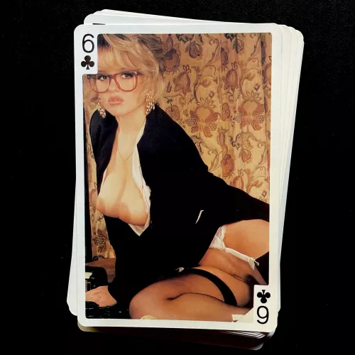 Six of Clubs (Oversize Playing Cards 1980s)