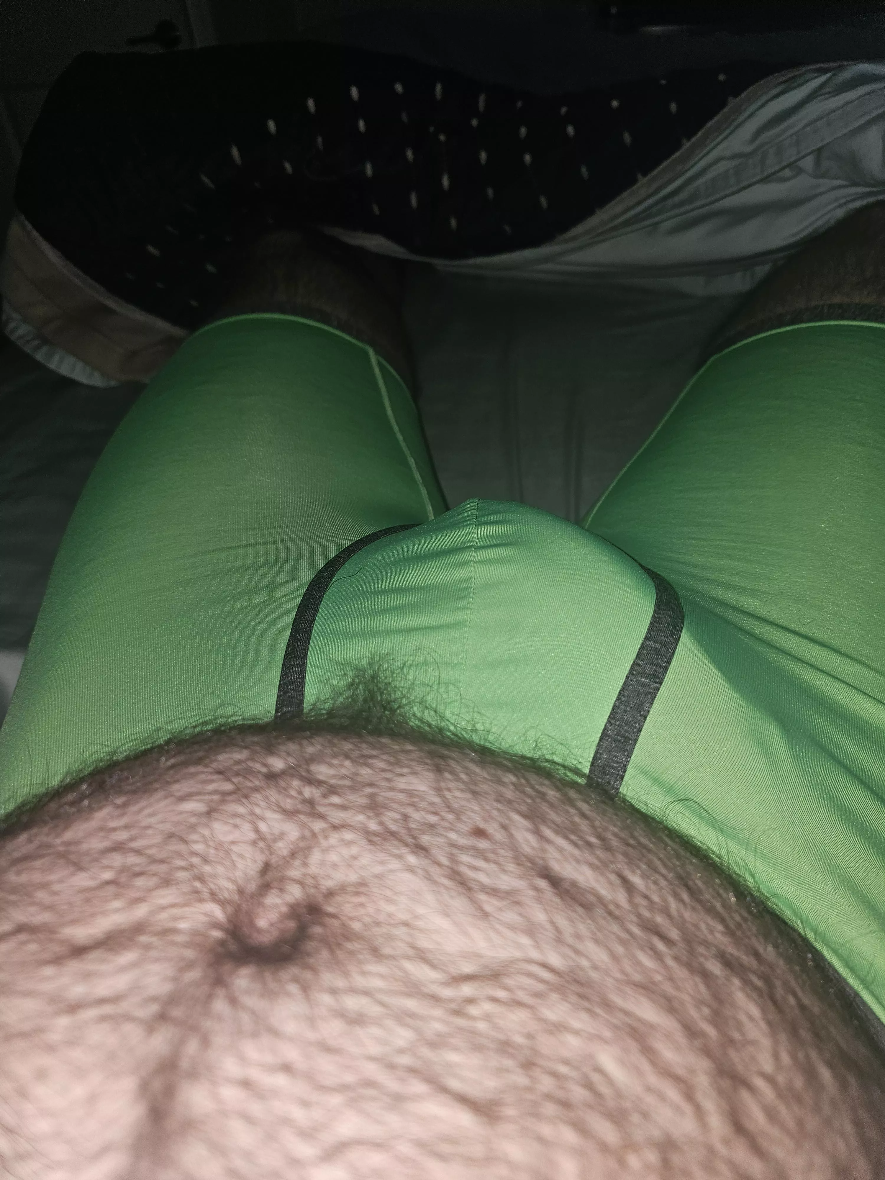 Spending the mor ing hard in my American Eagle Boxers.