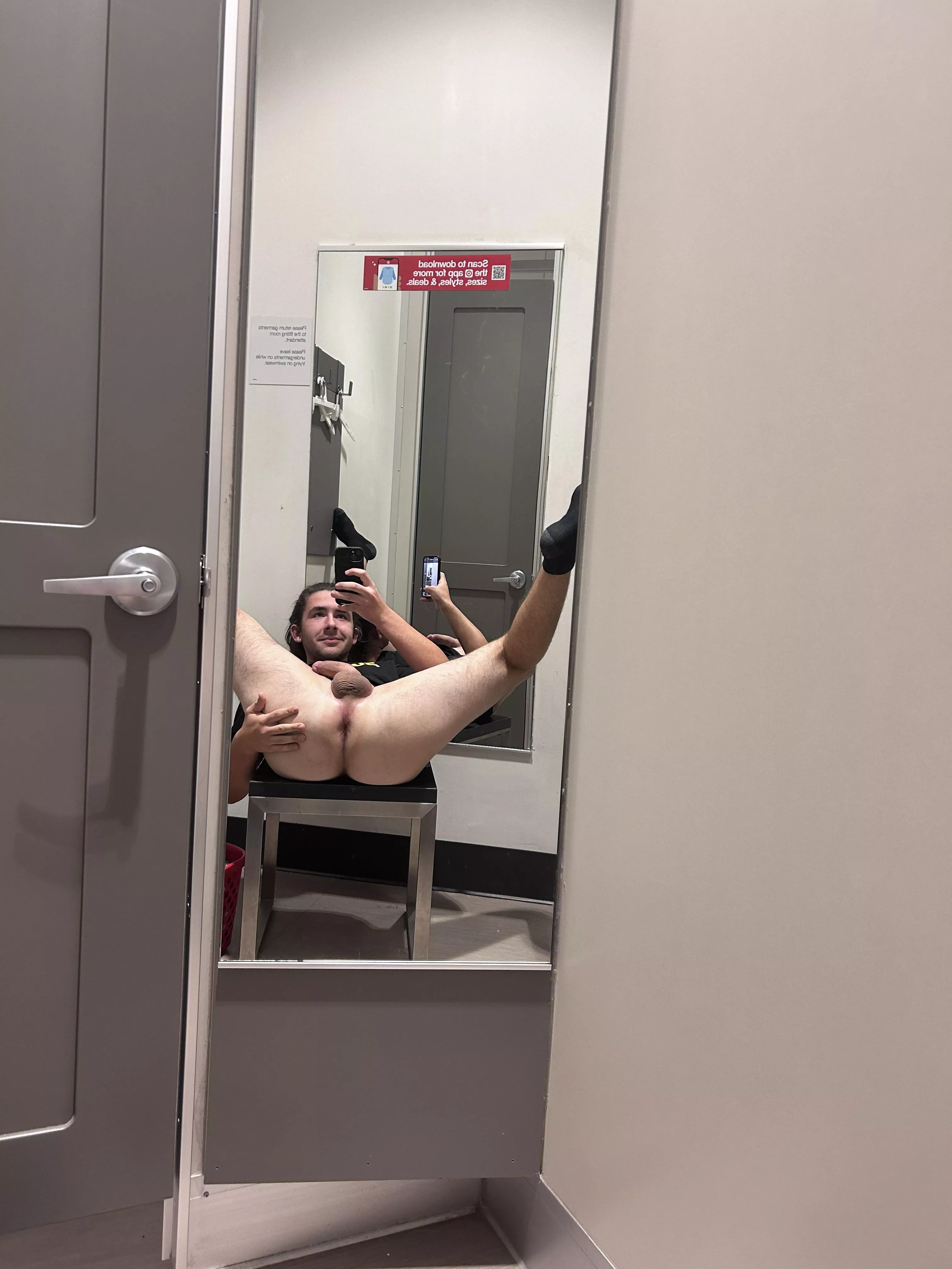 The target changing rooms have some nice mirrors