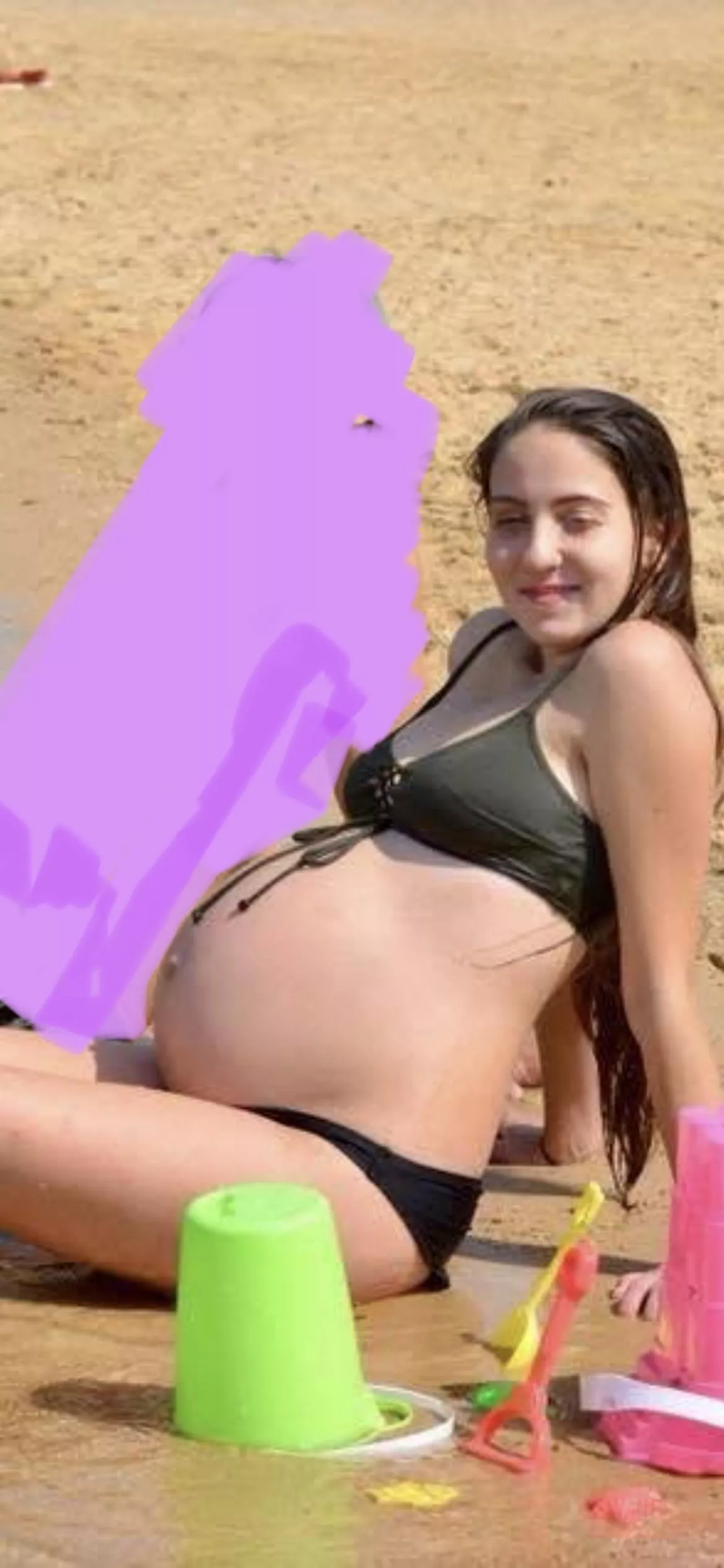 this was 8m with my first🥰