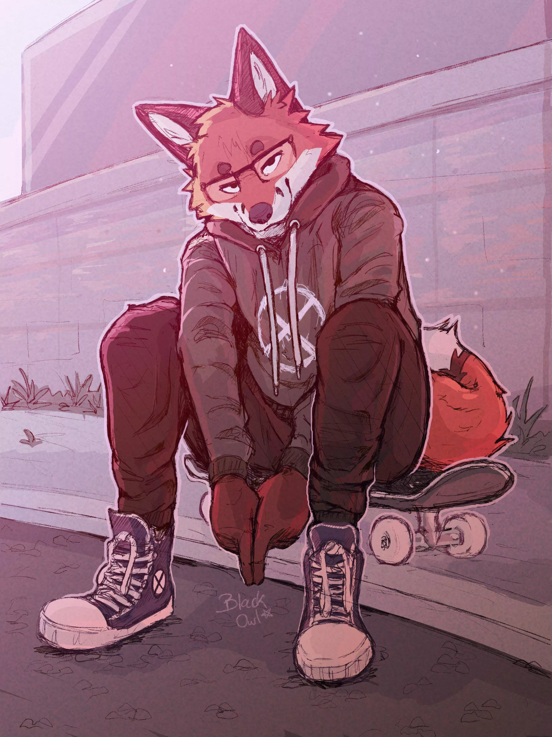 Trying Out His New Fit [Owl_Black]