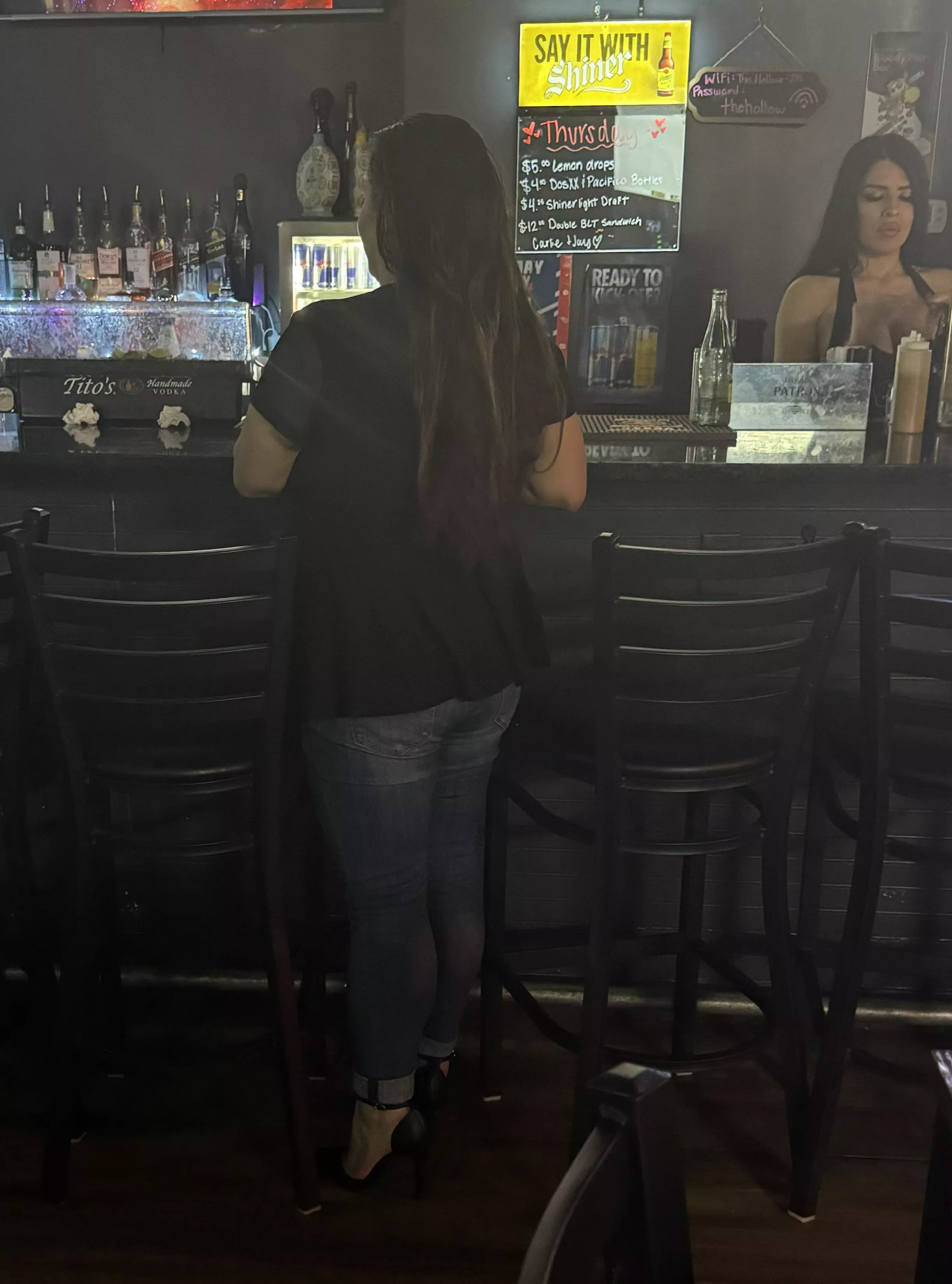 Would you by me a drink?