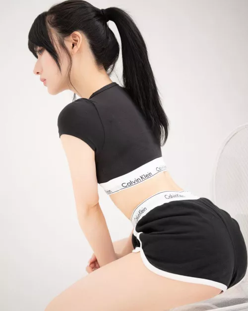 Booty shorts from CK