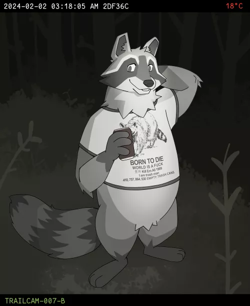 caught this guy on my trail cam, should i be worried?